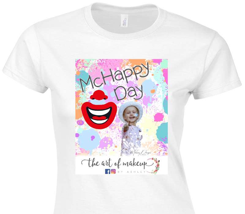 Custom Womens Soft Style 100% Cotton White T-Shirt