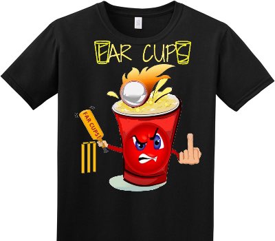 Custom Adult Soft Style 100% Cotton Black T-Shirt