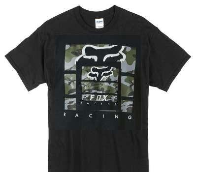 Custom Gildan 100% Cotton Black T-Shirt