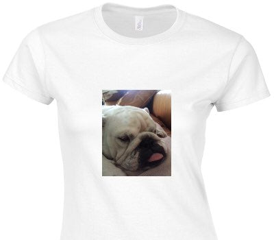 Custom Womens Soft Style 100% Cotton White T-Shirt
