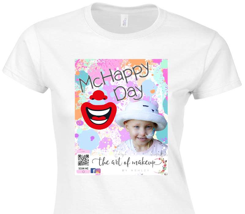 Custom Womens Soft Style 100% Cotton White T-Shirt