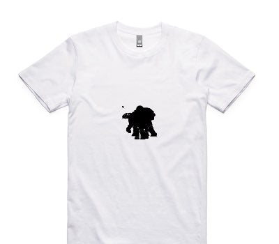Custom AS Colour 100% Cotton White T-Shirt