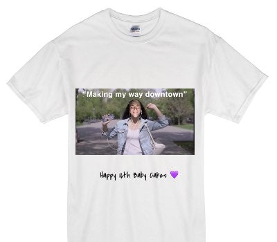 Custom Gildan 100% Cotton White T-Shirt