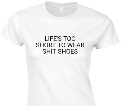 Custom Womens Soft Style 100% Cotton White T-Shirt