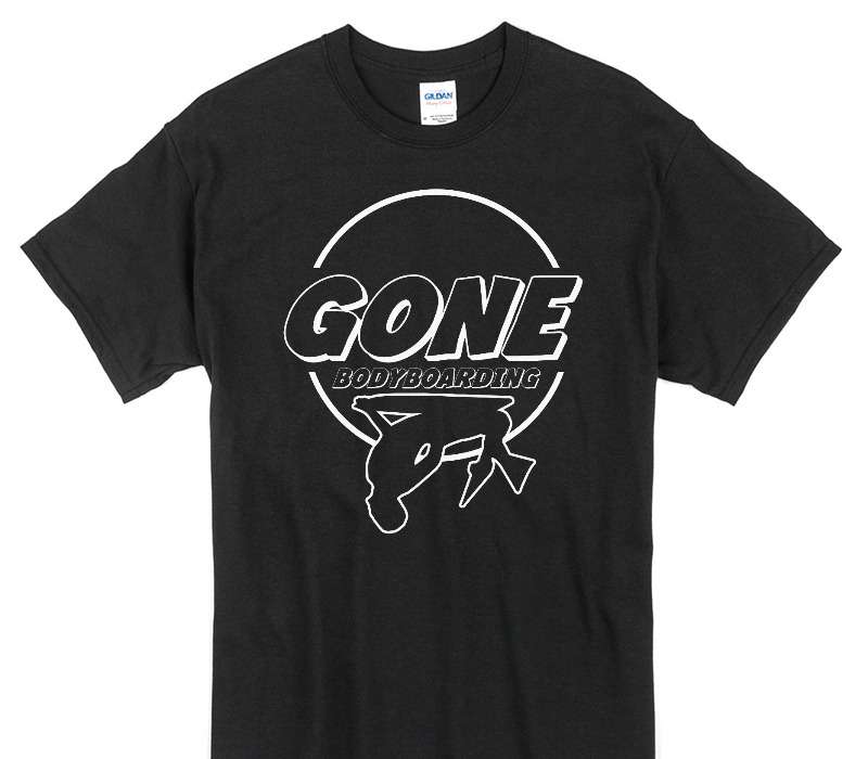 Custom Gildan 100% Cotton Black T-Shirt