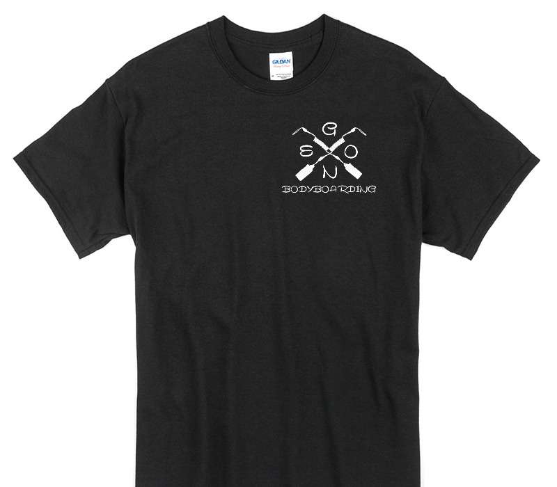 Custom Gildan 100% Cotton Black T-Shirt