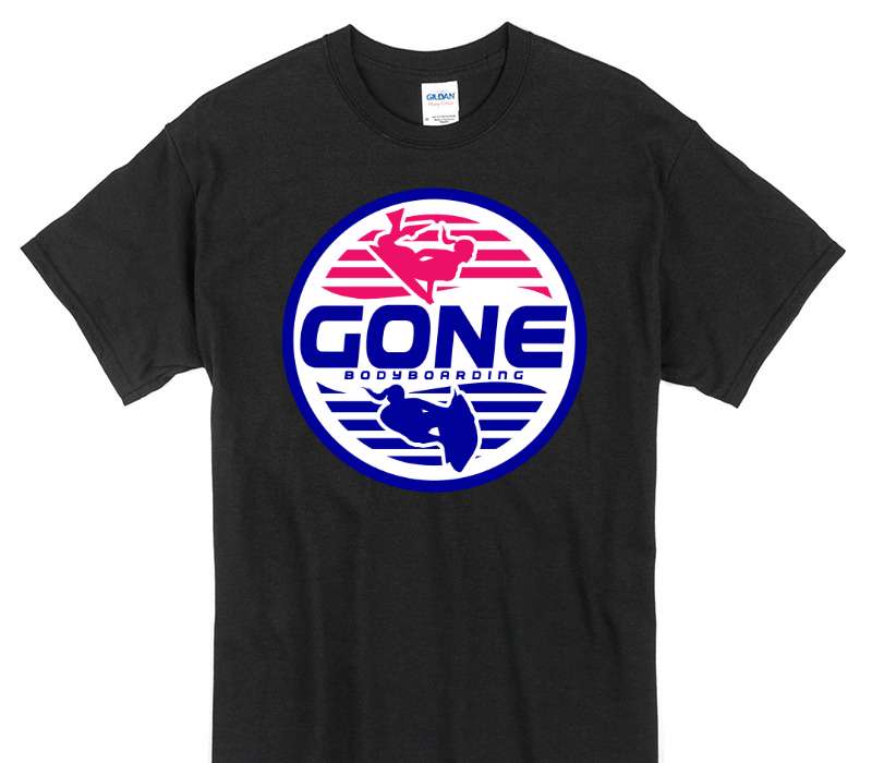 Custom Gildan 100% Cotton Black T-Shirt