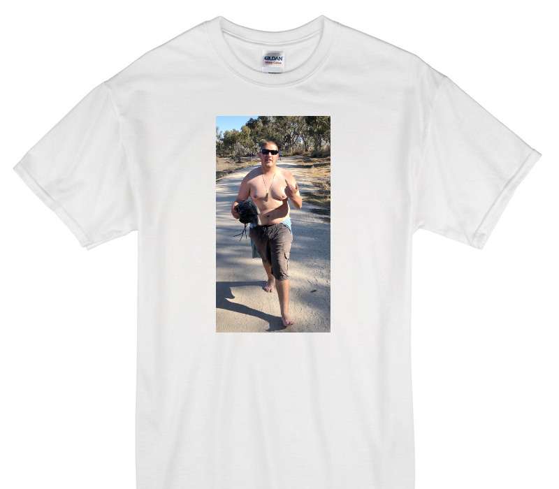 Custom Gildan 100% Cotton White T-Shirt