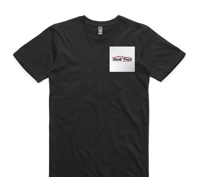Custom AS Colour 100% Cotton Black T-Shirt