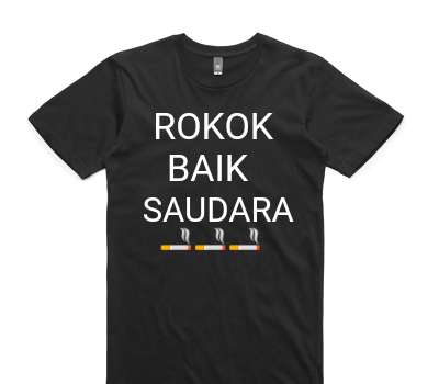Custom AS Colour 100% Cotton Black T-Shirt