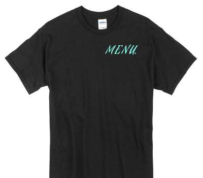 Custom Gildan 100% Cotton Black T-Shirt