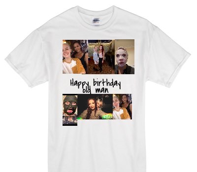Custom Gildan 100% Cotton White T-Shirt