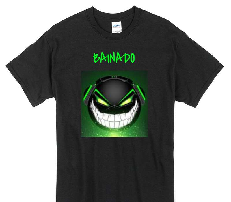 Custom Gildan 100% Cotton Black T-Shirt