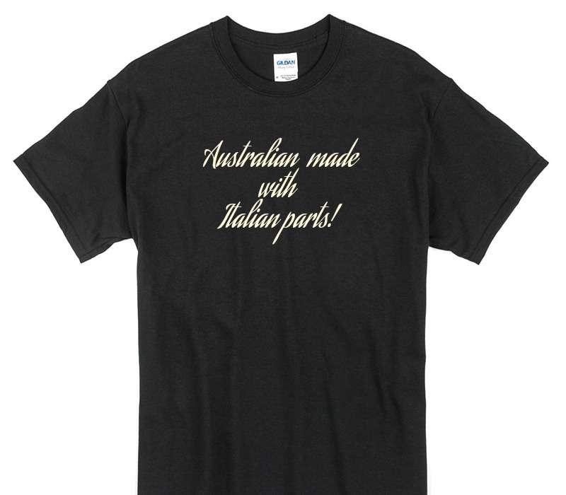 Custom Gildan 100% Cotton Black T-Shirt