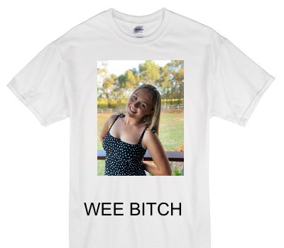 Custom Gildan 100% Cotton White T-Shirt
