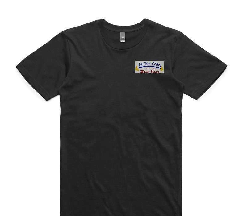 Custom AS Colour 100% Cotton Black T-Shirt