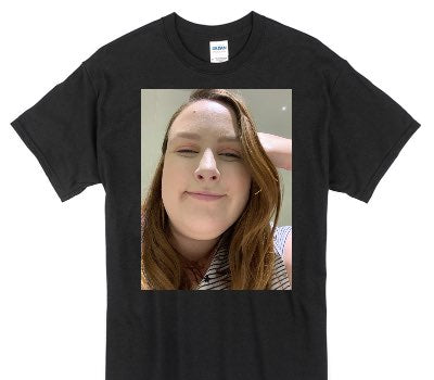 Custom Gildan 100% Cotton Black T-Shirt