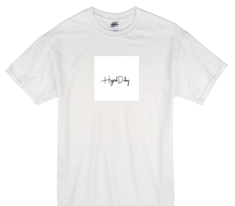 Custom Gildan 100% Cotton White T-Shirt