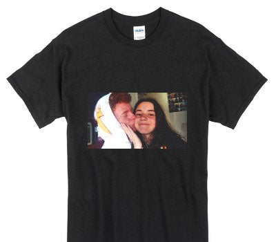 Custom Gildan 100% Cotton Black T-Shirt