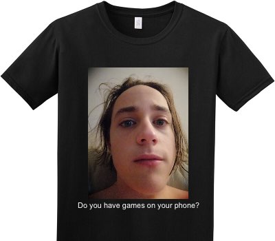 Custom Adult Soft Style 100% Cotton Black T-Shirt