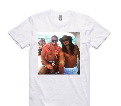 Custom AS Colour 100% Cotton White T-Shirt
