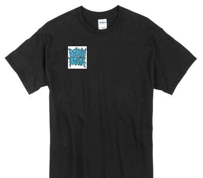 Custom Gildan 100% Cotton Black T-Shirt