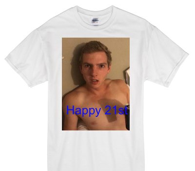 Custom Gildan 100% Cotton White T-Shirt