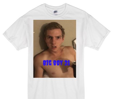 Custom Gildan 100% Cotton White T-Shirt