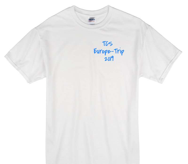 Custom Gildan 100% Cotton White T-Shirt