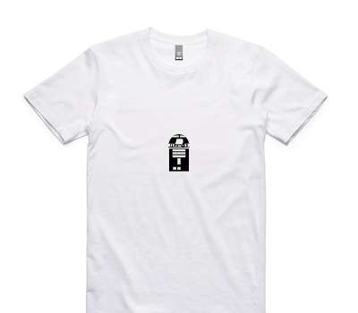 Custom AS Colour 100% Cotton White T-Shirt