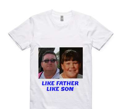 Custom AS Colour 100% Cotton White T-Shirt