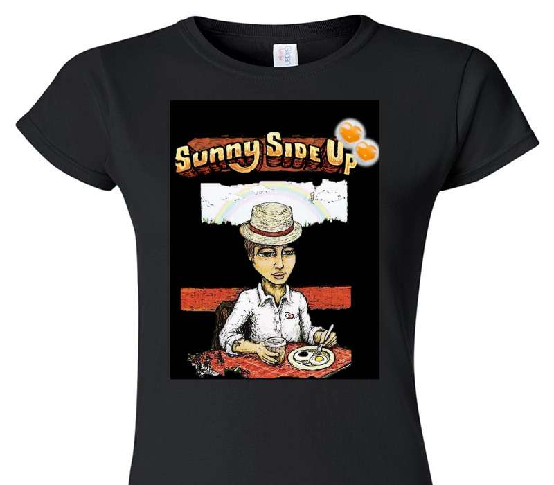 Custom Womens Soft Style 100% Cotton Black T-Shirt