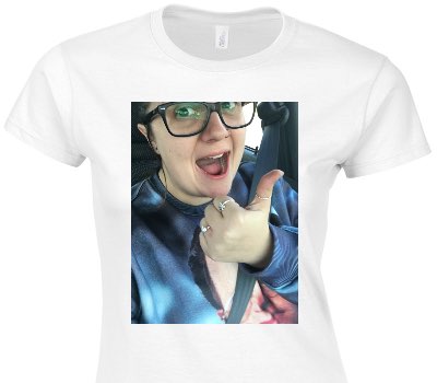 Custom Womens Soft Style 100% Cotton White T-Shirt