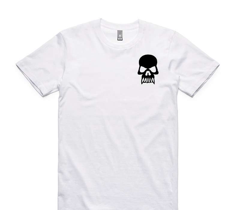 Custom AS Colour 100% Cotton White T-Shirt