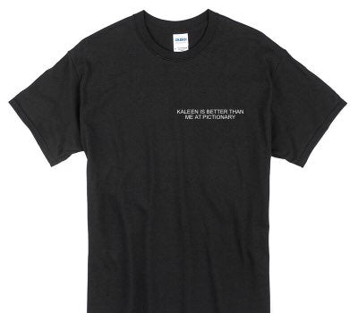 Custom Gildan 100% Cotton Black T-Shirt