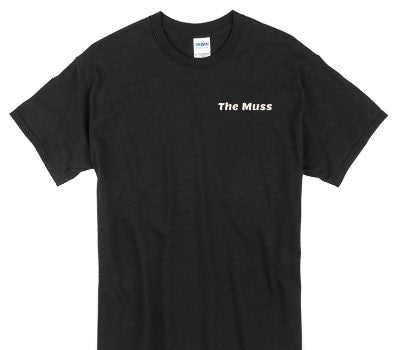 Custom Gildan 100% Cotton Black T-Shirt
