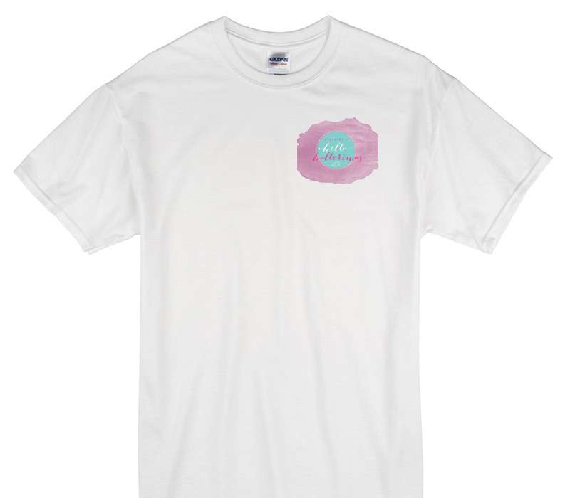 Custom Gildan 100% Cotton White T-Shirt