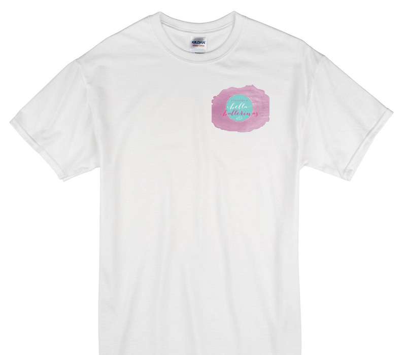 Custom Gildan 100% Cotton White T-Shirt