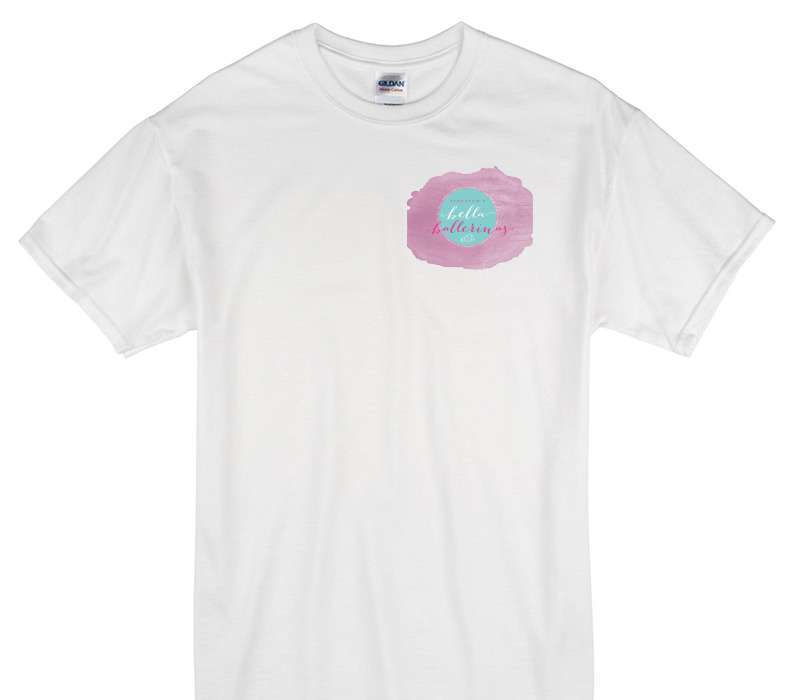 Custom Gildan 100% Cotton White T-Shirt