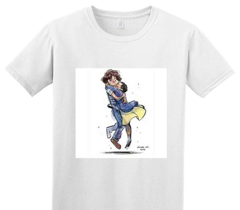 Custom Adult Soft Style 100% Cotton White T-Shirt