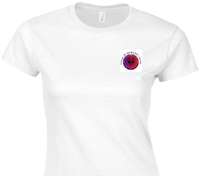 Custom Womens Soft Style 100% Cotton White T-Shirt