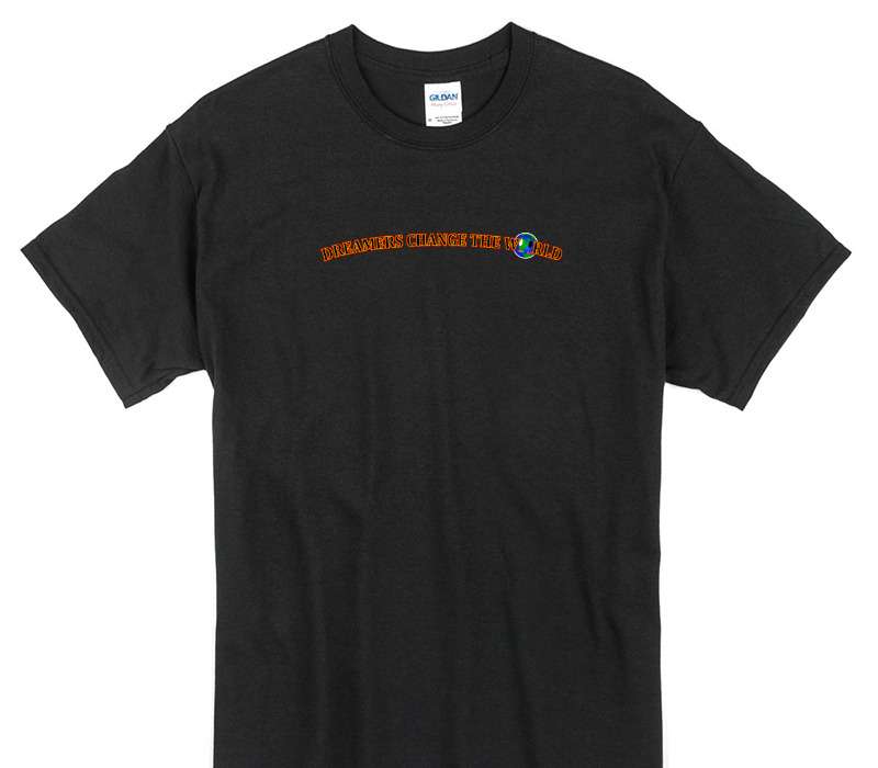 Custom Gildan 100% Cotton Black T-Shirt