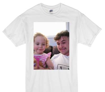 Custom Gildan 100% Cotton White T-Shirt