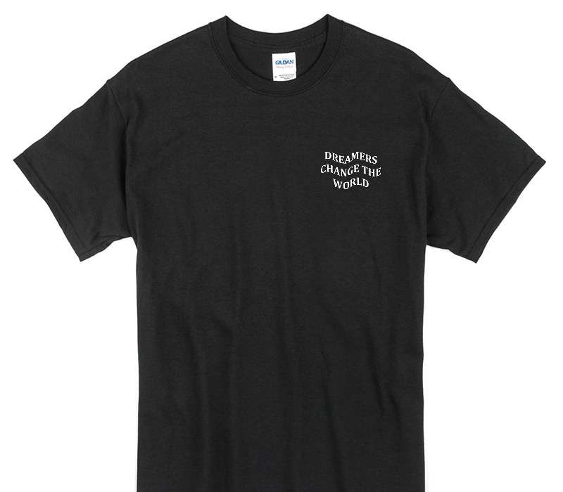 Custom Gildan 100% Cotton Black T-Shirt