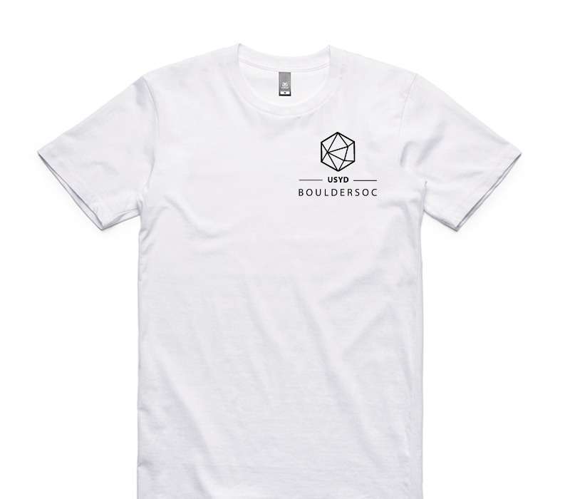 Custom AS Colour 100% Cotton White T-Shirt
