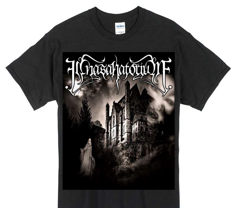 Custom Gildan 100% Cotton Black T-Shirt