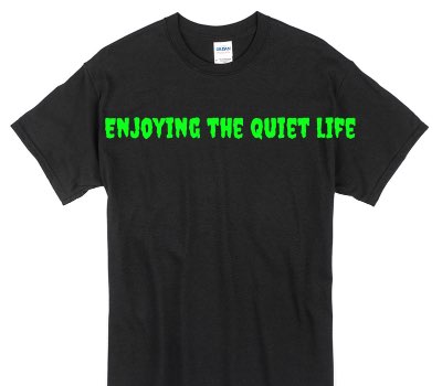 Custom Gildan 100% Cotton Black T-Shirt