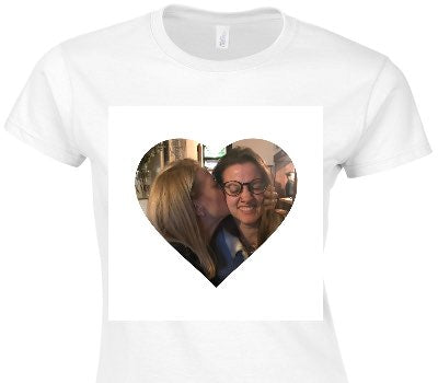 Custom Womens Soft Style 100% Cotton White T-Shirt