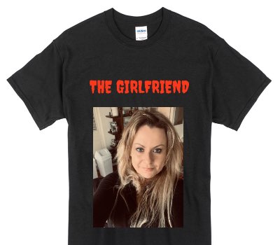Custom Gildan 100% Cotton Black T-Shirt