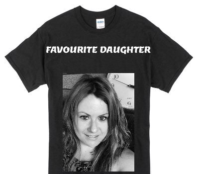 Custom Gildan 100% Cotton Black T-Shirt